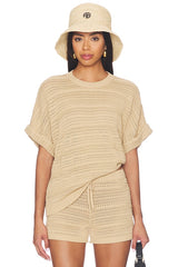 Kym Openwork Top