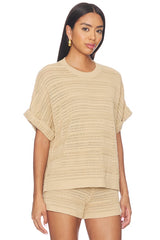 Kym Openwork Top
