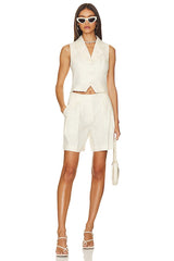 Carinne Linen Vest Top