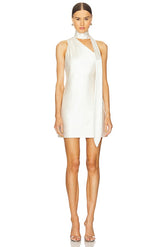 Gloss Scarf Mini Dress