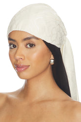 Sophia Eyelet Scarf Cap