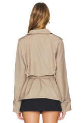 Cropped Trencherous Coat