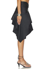 Gloss Midi Skirt