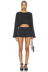 Gloss Long Sleeve Top