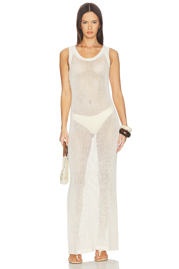 Tyler Open Knit Tank Dress