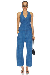 Cora Plaid Halter