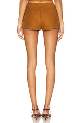 Noella Faux Suede Short