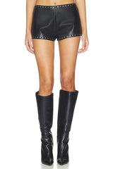 Bella Faux Leather Short
