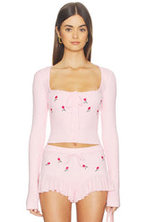 Cecilia Floral Embroidered Top