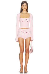 Cecilia Floral Embroidered Top
