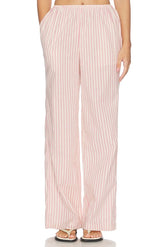Rhodes Striped Linen Pant