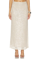 Clara Sequin Maxi Skirt