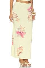 Katia Floral Print Midi Skirt