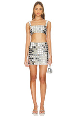 Gilles Sequin Crop Top