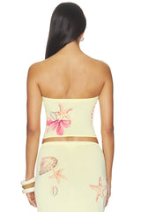 Katia Floral Print Tube Top