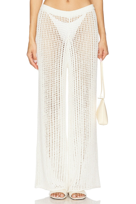 Mia Windowpane Knit Pant