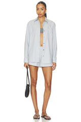 Yoshi Stripe Classic Button Down