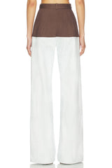 High-waist Combo Jeans