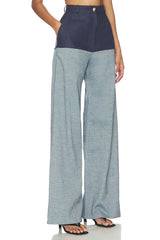 High-waist Combo Jeans