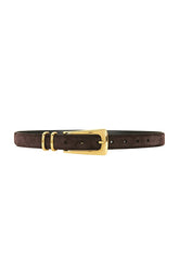 Elongated Buckle Belt
