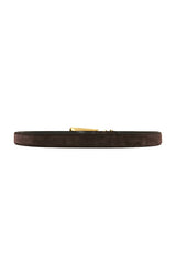 Elongated Buckle Belt