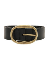 Oval Buckle Belt