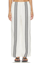 Linen Pull On Pants