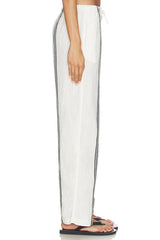 Linen Pull On Pants