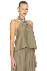 Mona Collar Top