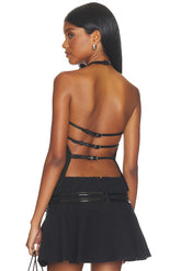 Triple Belt Halter Top