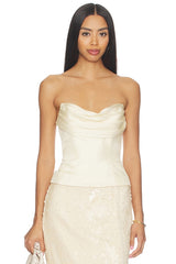 The Volta Silk Bustier