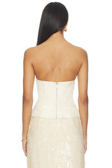 The Volta Silk Bustier