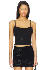 Beaded Mohair Knit Top
