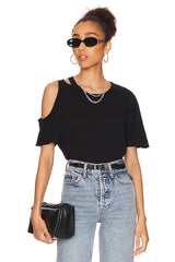 Verdugo Crew Neck Tee with Cutout