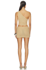 Raine Crochet Mini Skirt Set