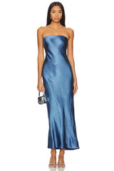 Emma Strapless Maxi Dress