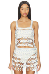 Fleur Hand-crocheted Top