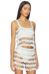 Fleur Hand-crocheted Top