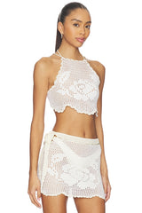Isla Hand-crocheted Top