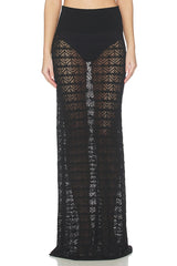 Kyriah Pointelle Maxi Skirt