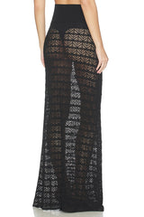 Kyriah Pointelle Maxi Skirt