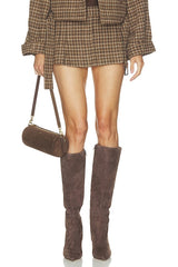 x REVOLVE Keely Check Skirt