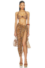 Sirena Halter Bikini Top With Bead