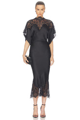 Reverse Obie Midcalf Dress With Lace