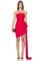 Strapless Diana Mini Dress With Bow