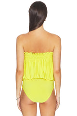 Strapless Peasant Bodysuit