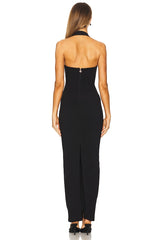 Natalia Halter Maxi Dress