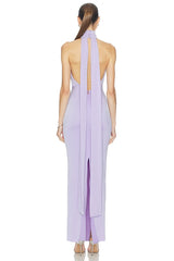 Crush Halter Gown