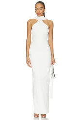 Martini High Neck Gown