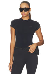 Stretch Knit Crop Crew